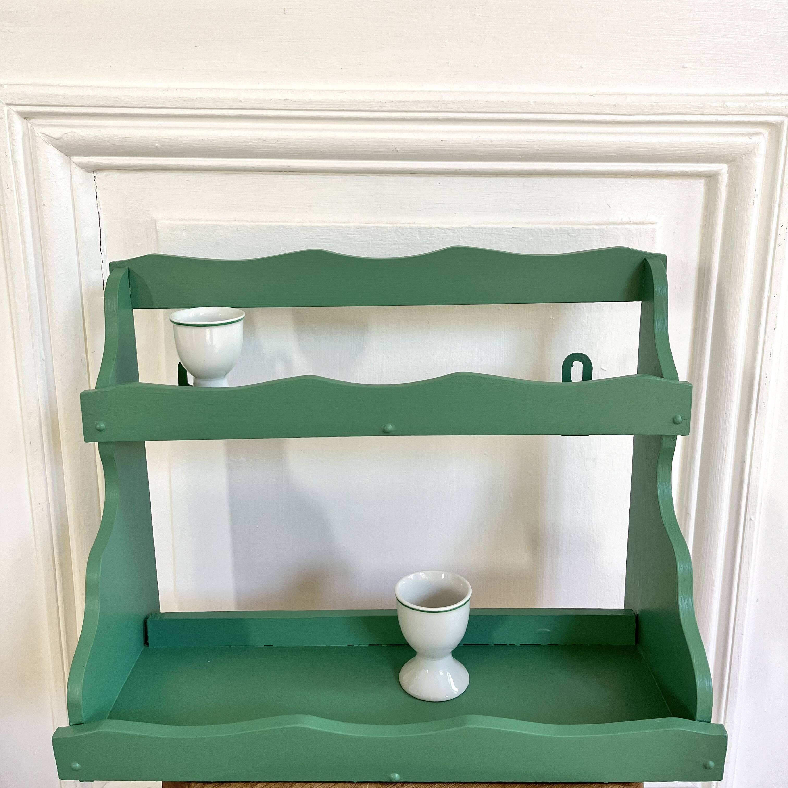 Vintage wall shelf with two shelves