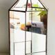 Vide poche mural miroir et laiton vintage
