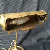 Brass desk lamp