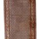 Vintage Indian Carpet Seraband handmade 74cm x 301cm 1970s, 1C813