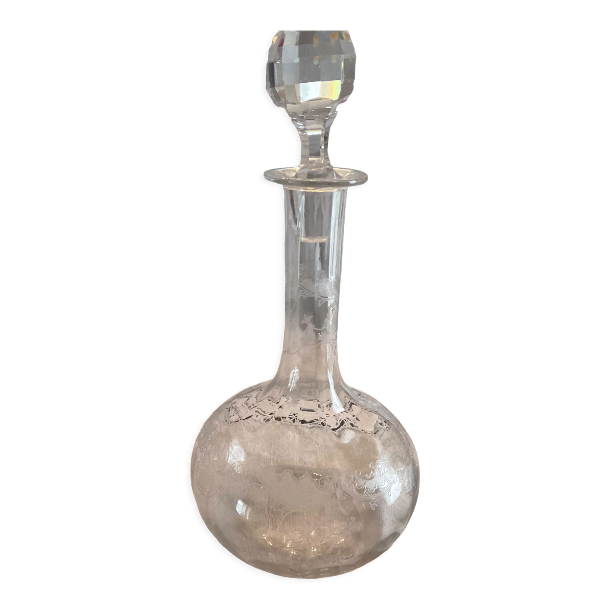 Carafe, Cristal saint louis, model Massenet with Venetian ratings