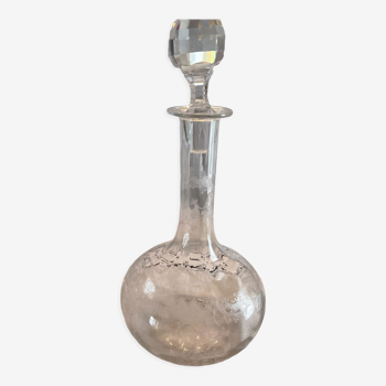 Carafe, Cristal saint louis, model Massenet à cotes venitiennes