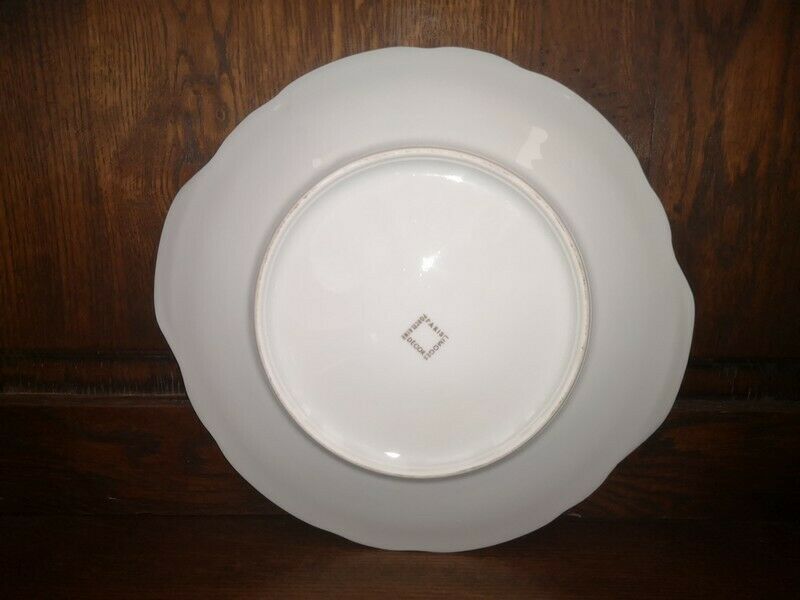 Limoges porcelain dessert service