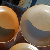 Deep stoneware plate