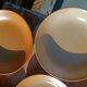 Deep stoneware plate