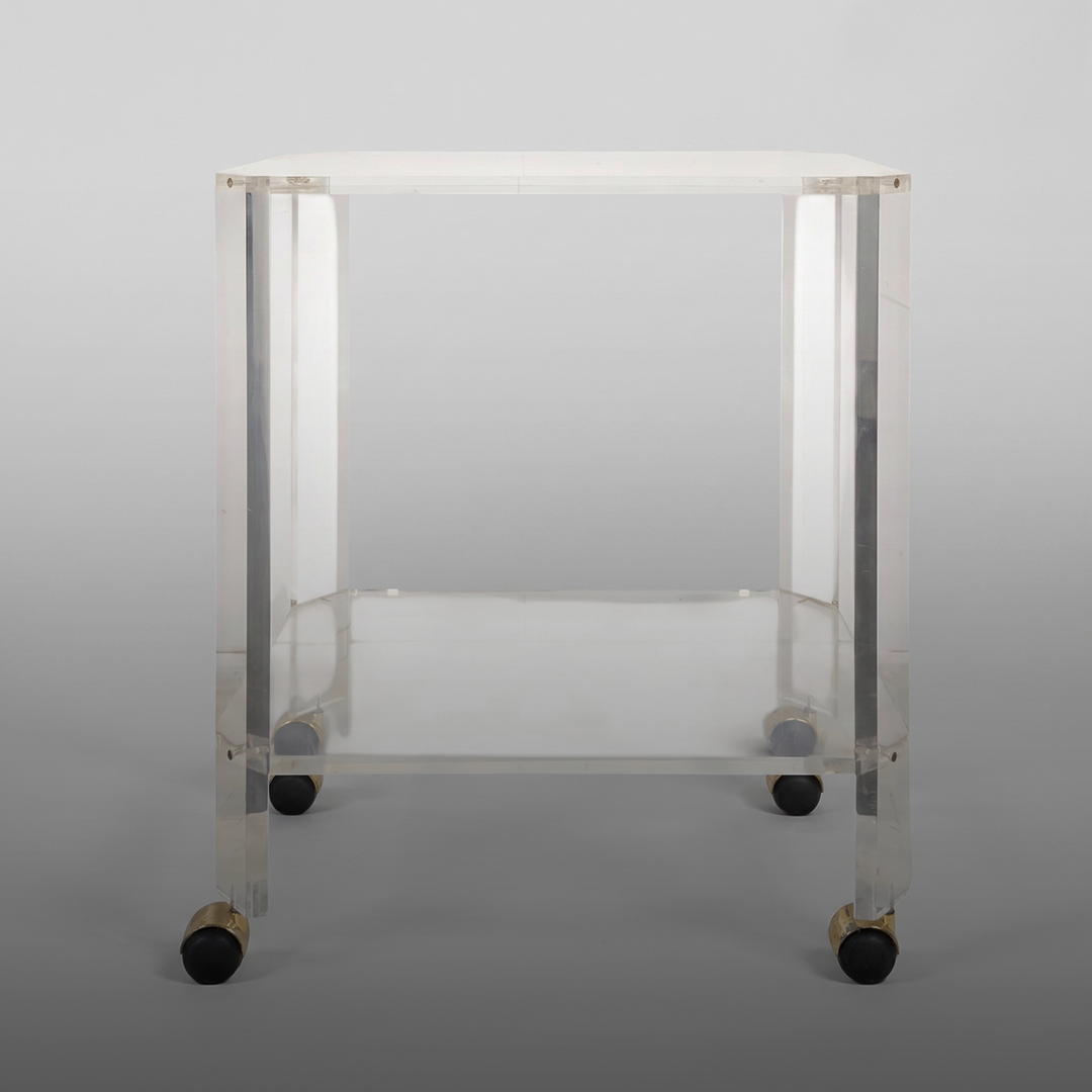 Desserte en plexiglas