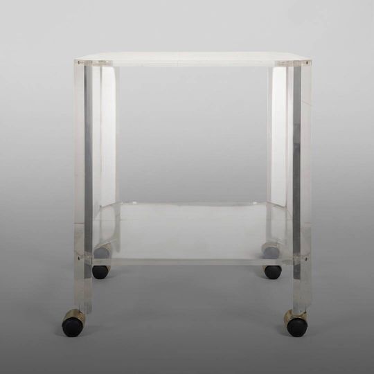 Desserte en plexiglas
