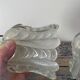 Set of two vintage electric chiseled glass handhelds