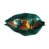 Pepper salt shaker set in slurry - Vallauris