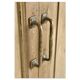 Antique Indian double-leaf door in carved solid wood