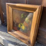 Still life with three apples, oil on canvas, 1940