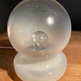 Murano opaline table lamp with gradient