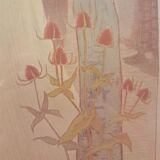 Paul Balluriau, "Twilight", signed lithograph, late 19th century.