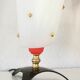 Rockabilly side lamp, perspex and brass, Pierre Guariche style, 1950
