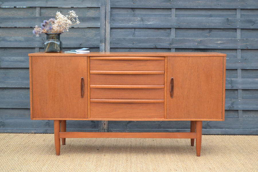 English teak row, 138 cm