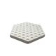 Space age white ceramic plate, Ennio Lucini, Gabbianelli Italy ca. 1970