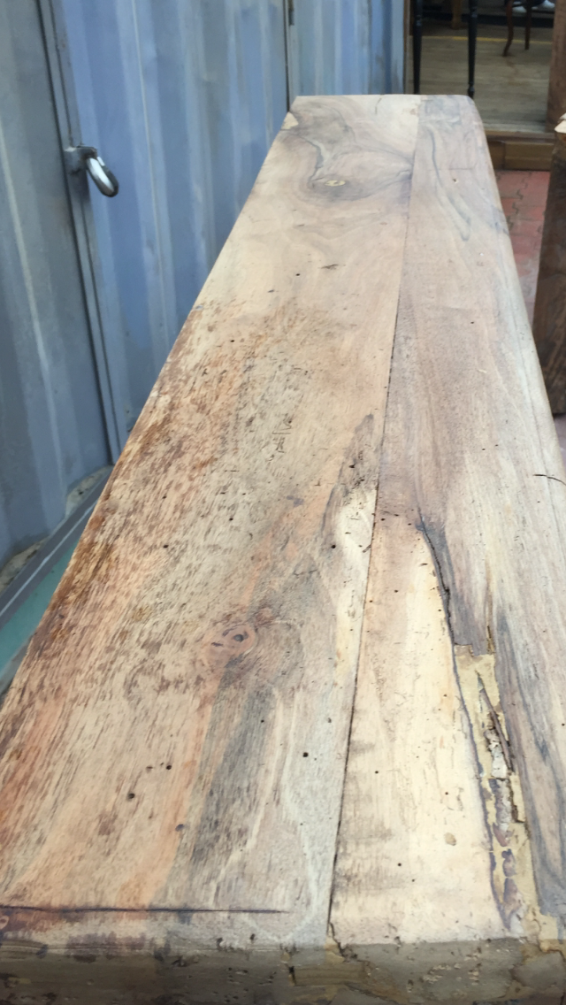 Old fireplace mantle