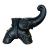 Bougeoir éléphant noir