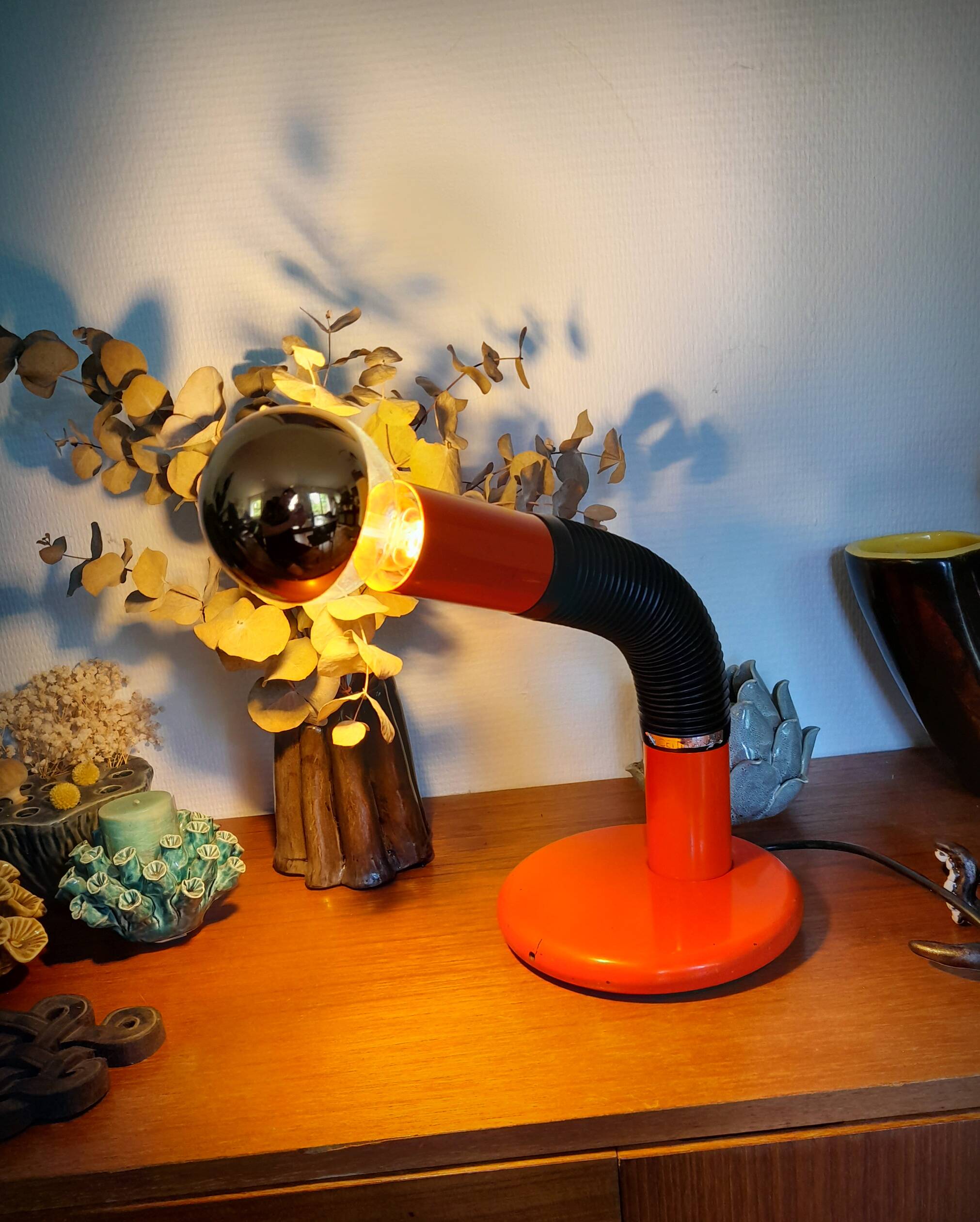 Elbow lamp by E. Bellini for Targetti Sankey. Italy, 1970s