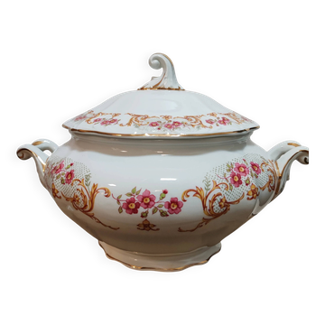 Porcelain soup tureen Digoin