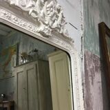 Louis Philippe pediment mirror 71x120cm