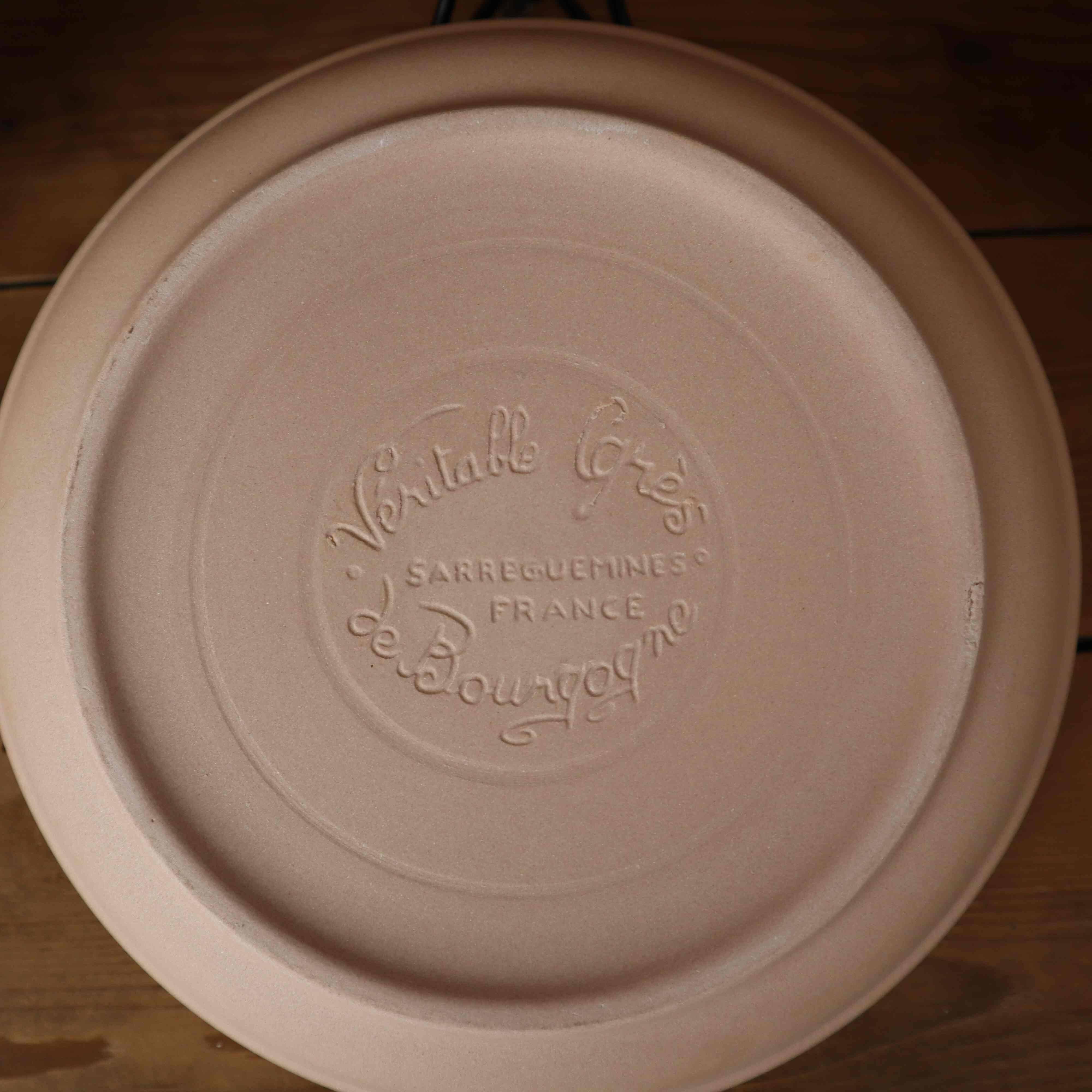 4 Sarreguemines BP sandstone dessert plates