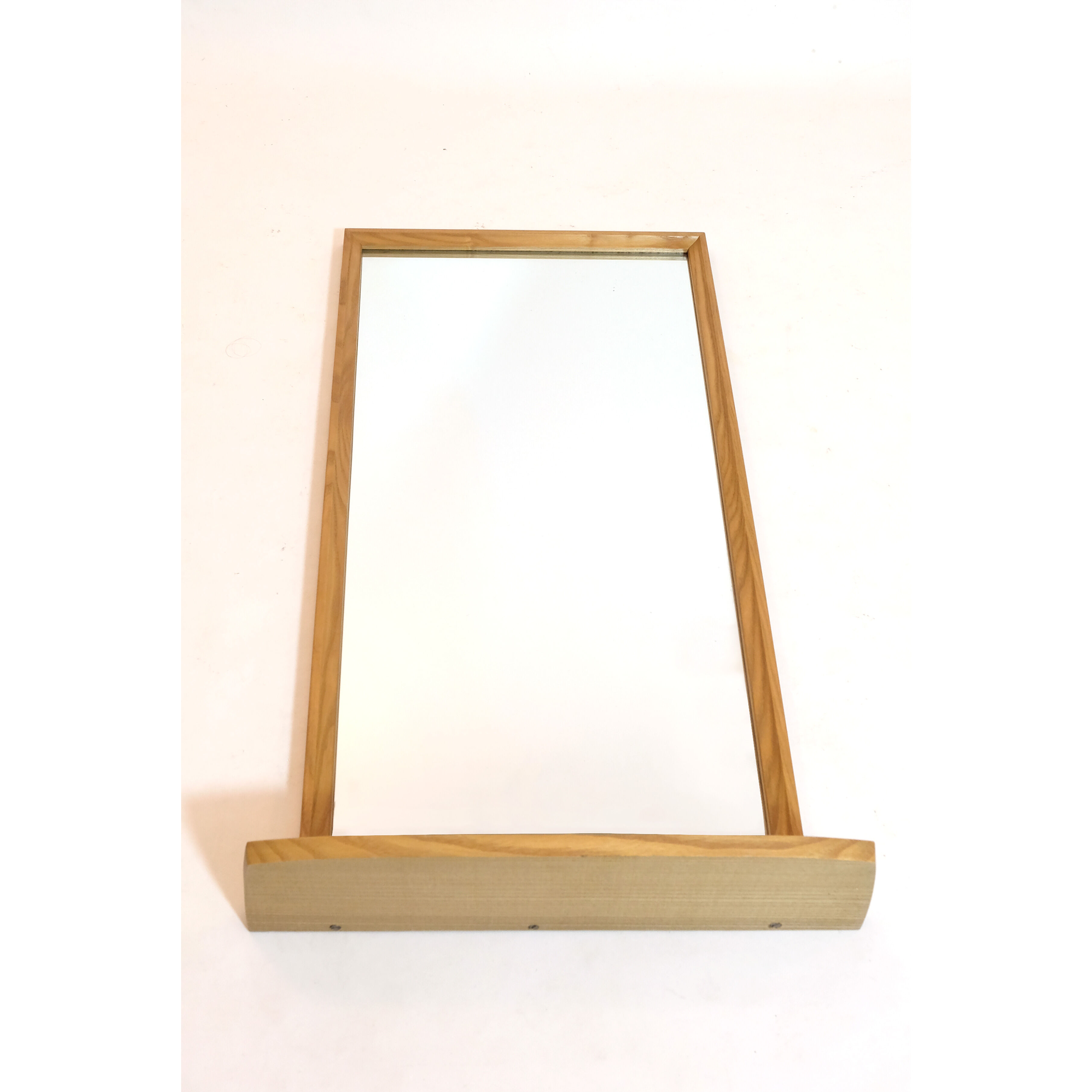 Mirror with tablet from the 60s, 101x53 cm