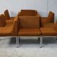 Ensemble de 10 chauffeuses de Louis Baillon, édition Planforms formant canapé modulable, circa 1950