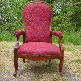 Restored Voltaire armchair