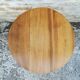 Walnut and copper pedestal table