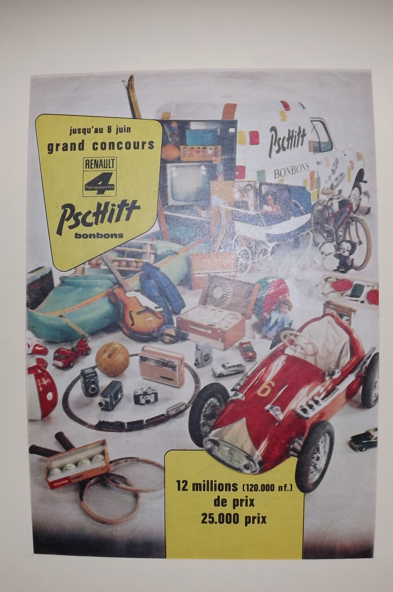 Affiche pub pschitt 1964