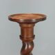 Column, ancient walnut pedestal, Italy, late 19th century