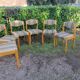 Set of 6 Scandinavian chairs from the 60s