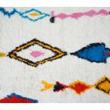 Colorful Berber carpet 245x140cm