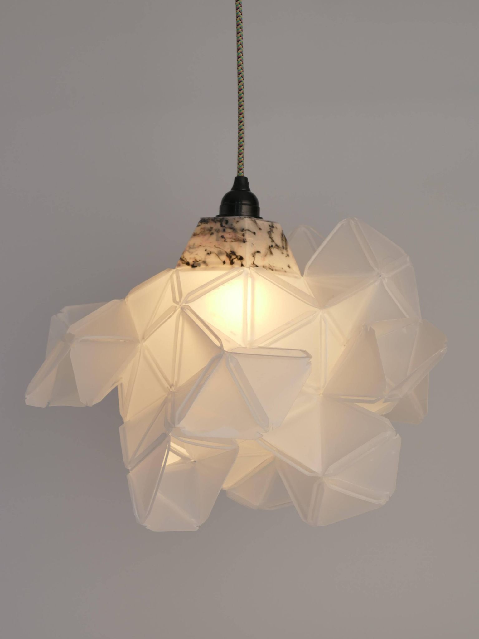 Labyrinth, Hazy, Artisan Table Lamp Light Sculpture, By Republiken