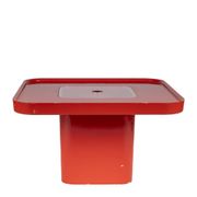 Table de canapé rouge par Peter Ghyczy pour Horn Collection