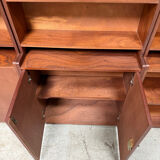 Vintage teak library from the 1960s.