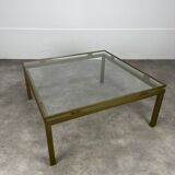 Table basse Guy Lefèvre pour Maison Jansen 1970