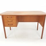 Danish Teak Desk by Gunnar Nielsen Tibergaard, 1960s