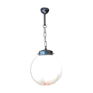 Suspension en verre opaline