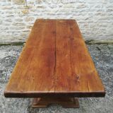 Solid oak farmhouse table