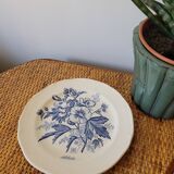 Botanical dessert plate from Gien