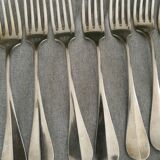 Set of christofle spoons and forks