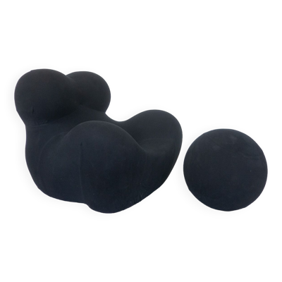 Fauteuil et ottoman ''Big Mama'' par Gaetano Pesce pour B&B Italia