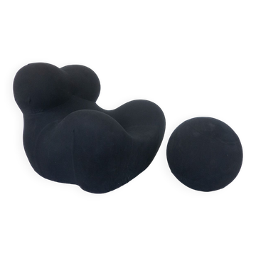 Armchair and ottoman "Big Mama" by Gaetano Pesce for B&B Italia