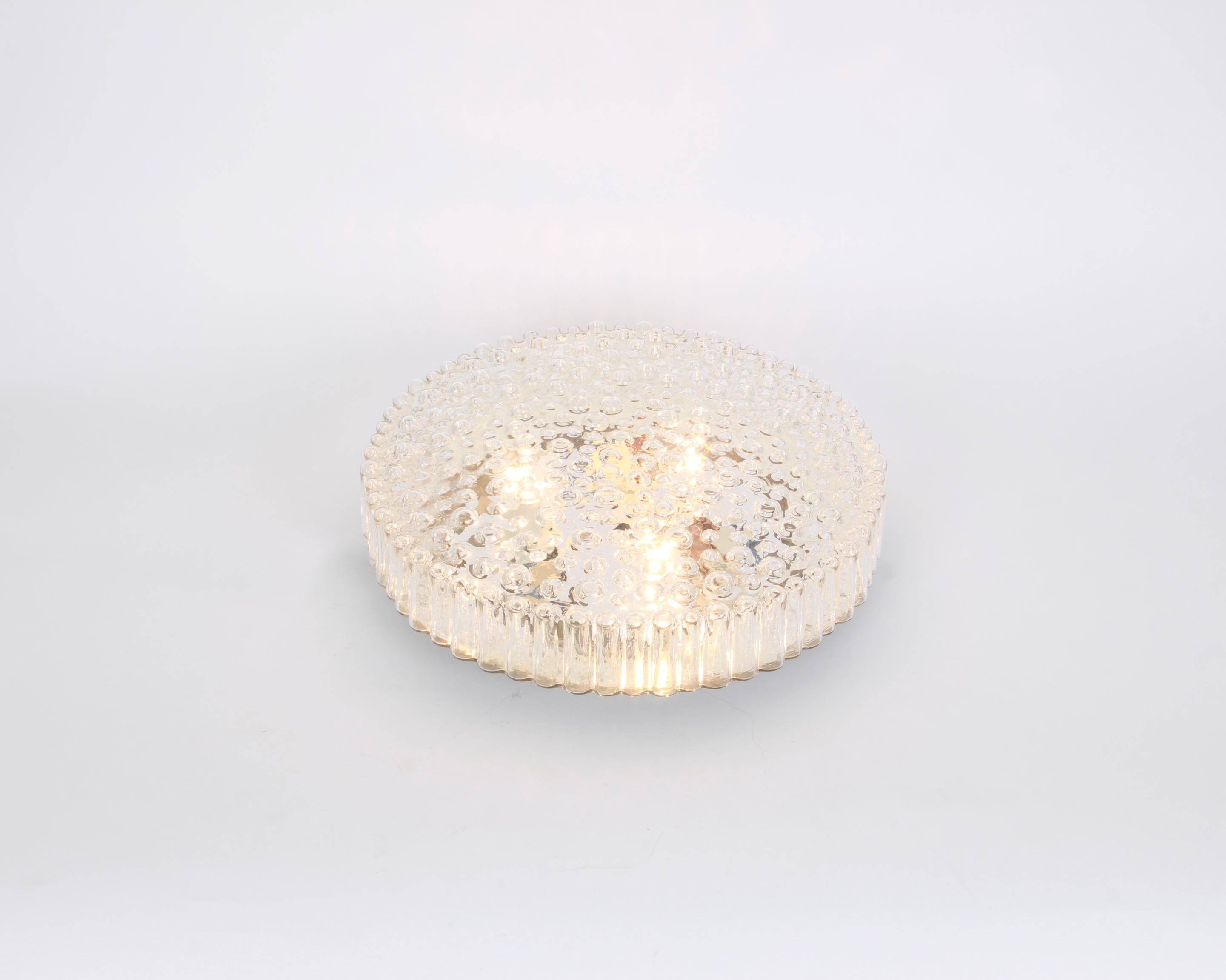 Glass bubble ceiling light by Staff, Germany, 1970s