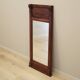 Mirror in wooden frame, Danish design, 1970s, production: Denmark