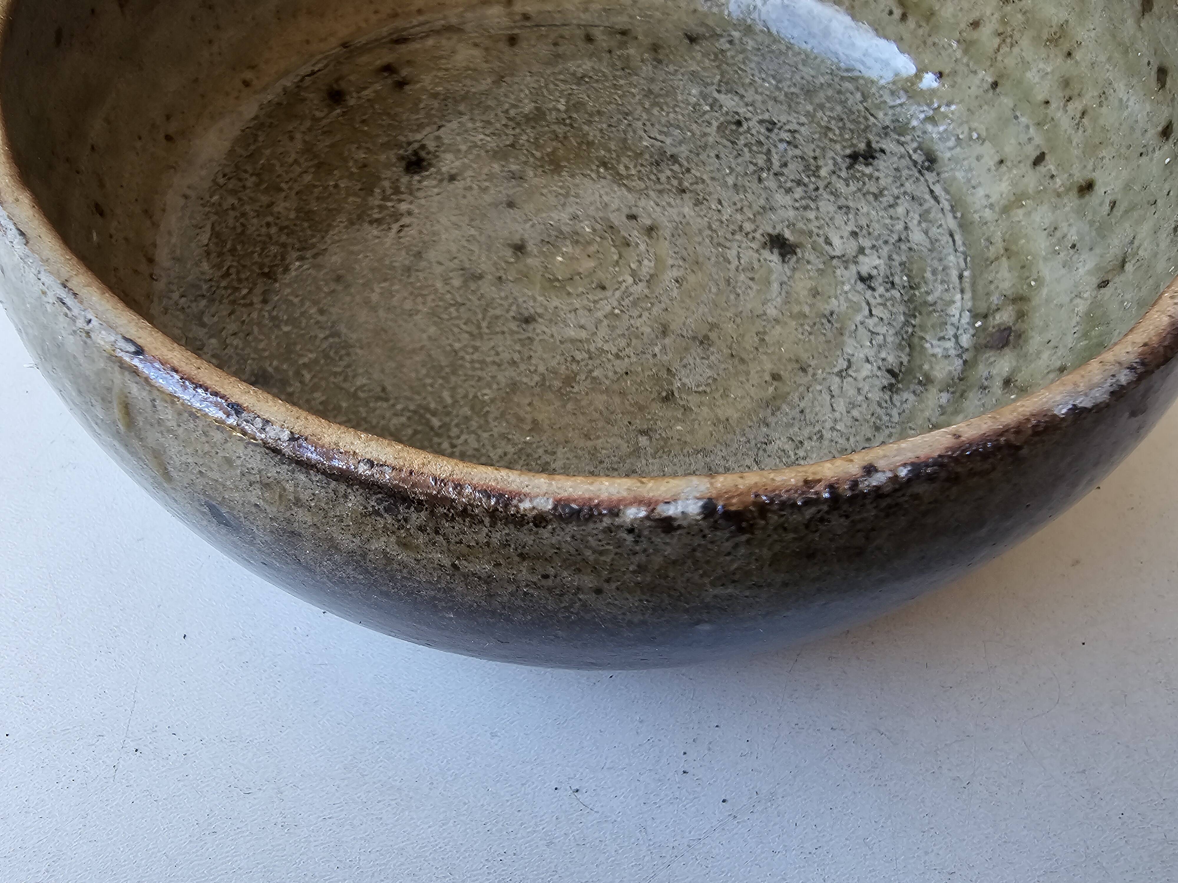 Ashtray dish in ceramic Signed Alain Magne La Borne 70's