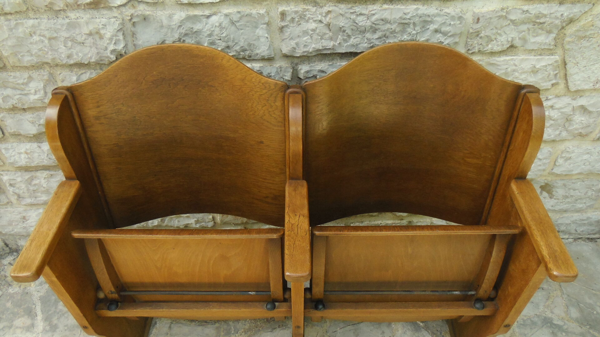 Former cinema seat 2 chairs