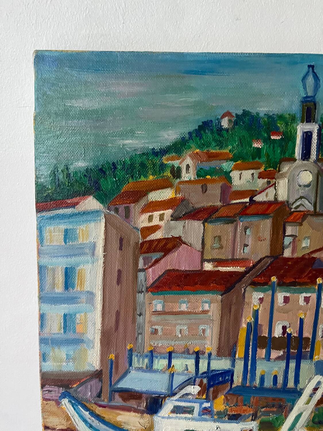The marine quay in Sète, signed D Maisonnave Ughetto.